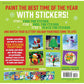 Paint by Sticker Kids: Holly Jolly Christmas: Create 10 Pictures One Sticker at a Time! Includes Glitter Stickers
