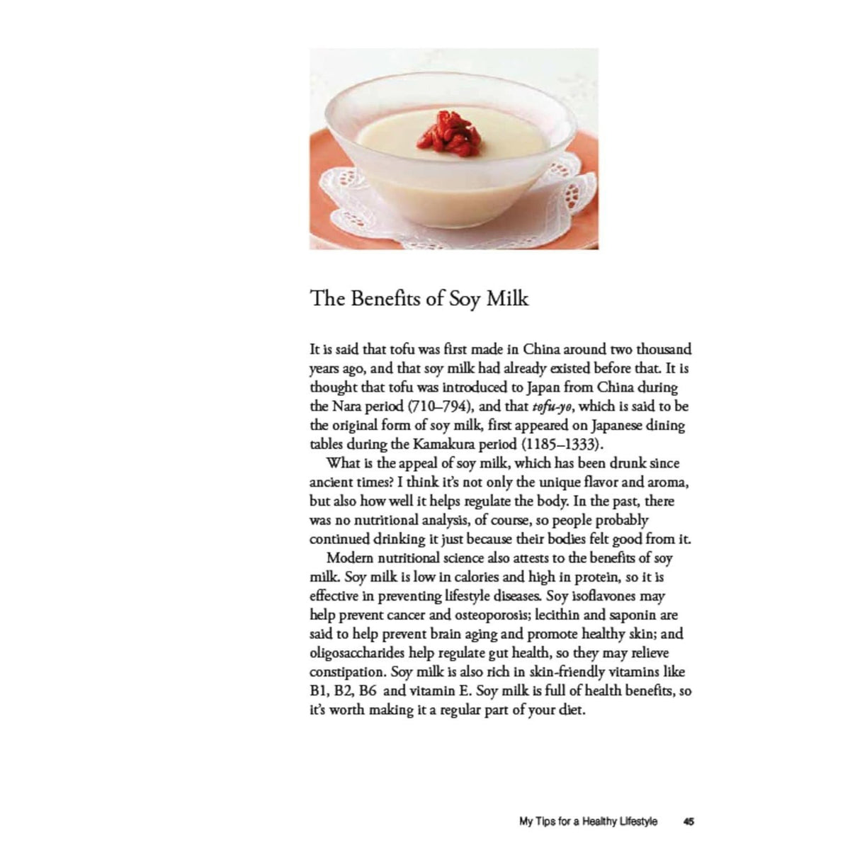 The Soy Milk Cookbook: Delicious & Healthy Non-Dairy Asian Recipes