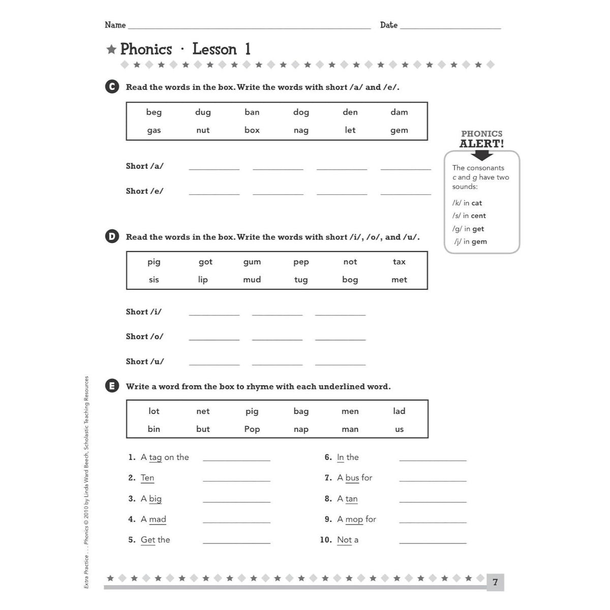 Phonics, Grades 3-6 (Extra Practice for Struggling Readers) (Spiral Bound)