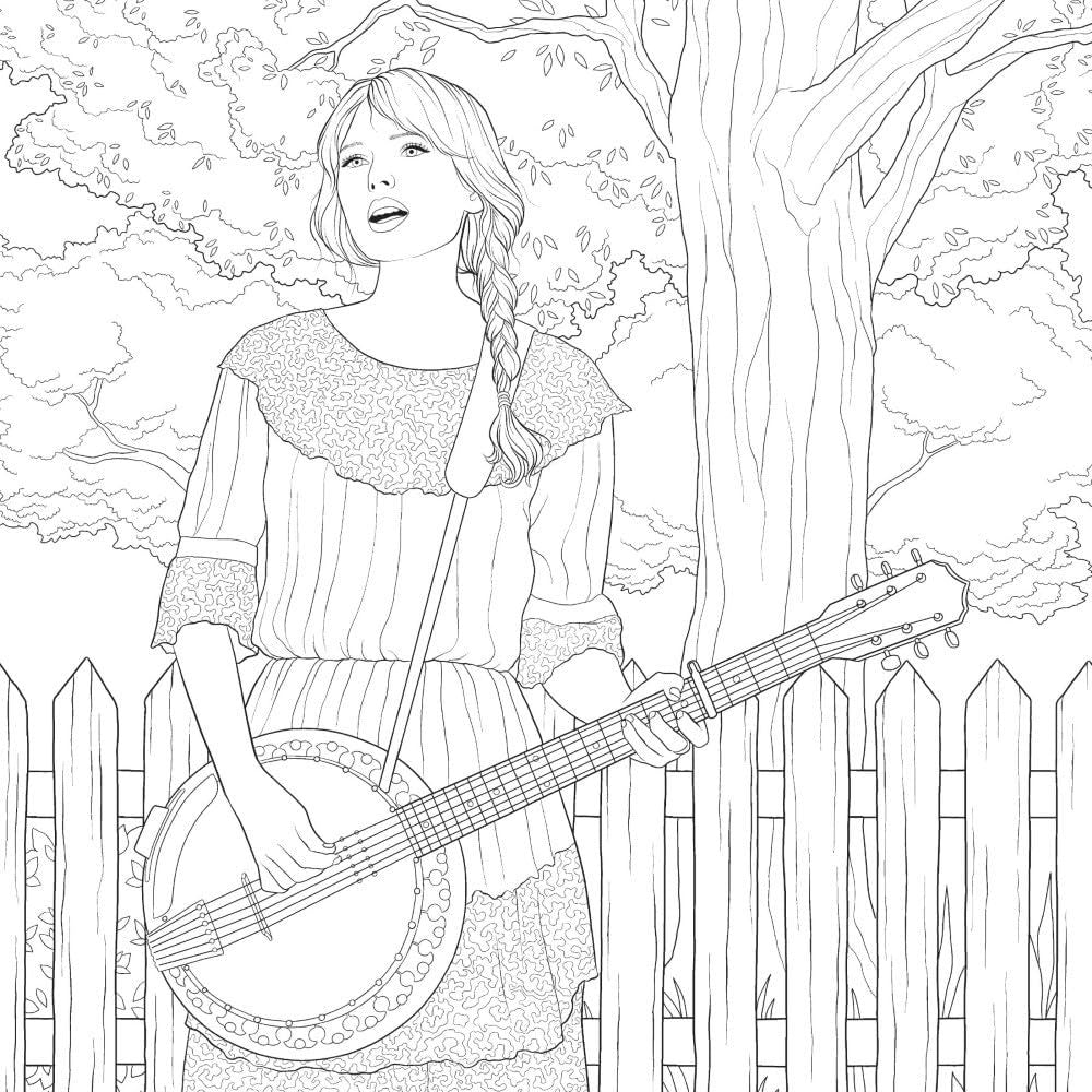 The Eras of Taylor Swift: An Unofficial Coloring & Creativity Book