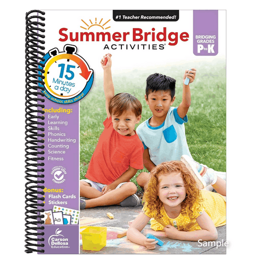 Summer Bridge Activities, Grades Pk - K: Volume 1 (Summer Bridge Activities)
