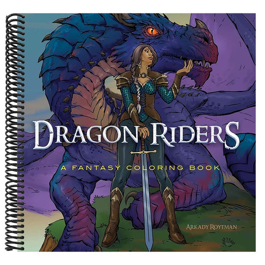 Dragon Riders: A Fantasy Coloring Book