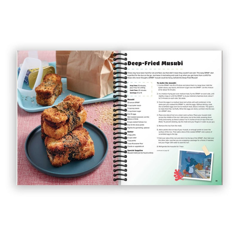 Lilo and Stitch: The Official Cookbook: 50 Recipes to Make for Your 'Ohana (Spiral Bound)