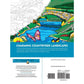 Creative Haven Country Scenes Color by Number Coloring Book