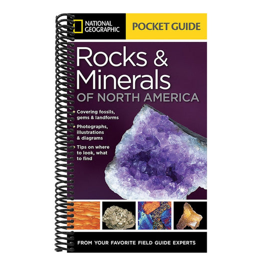 National Geographic Pocket Guide to Rocks and Minerals of North America (Pocket Guides) (Spiral Bound)