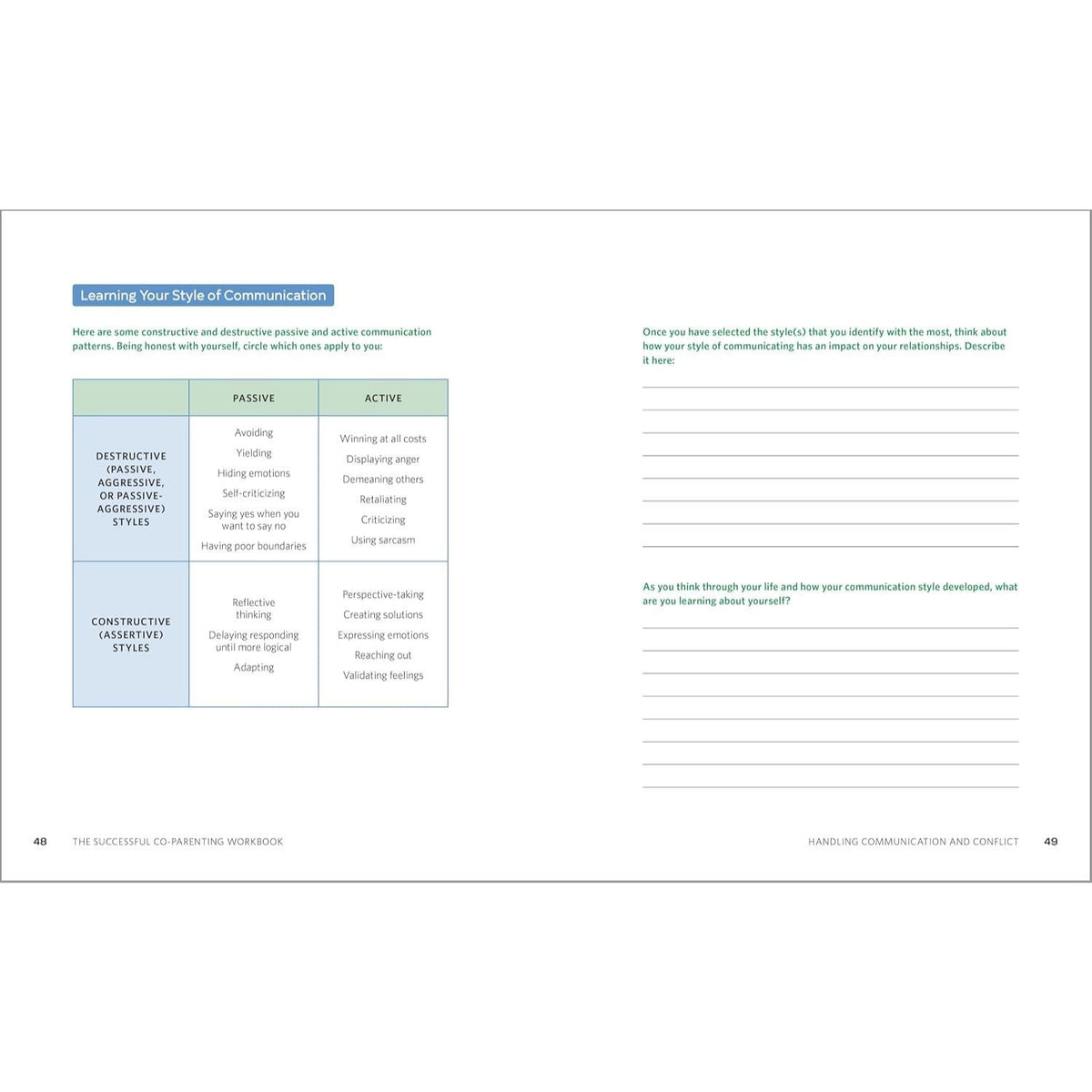The Successful Co-Parenting Workbook: Practical Exercises to Heal Yourself and Help Your Kids Thrive