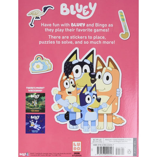 Bluey: Time to Play!: A Sticker & Activity Book (Spiral Bound)