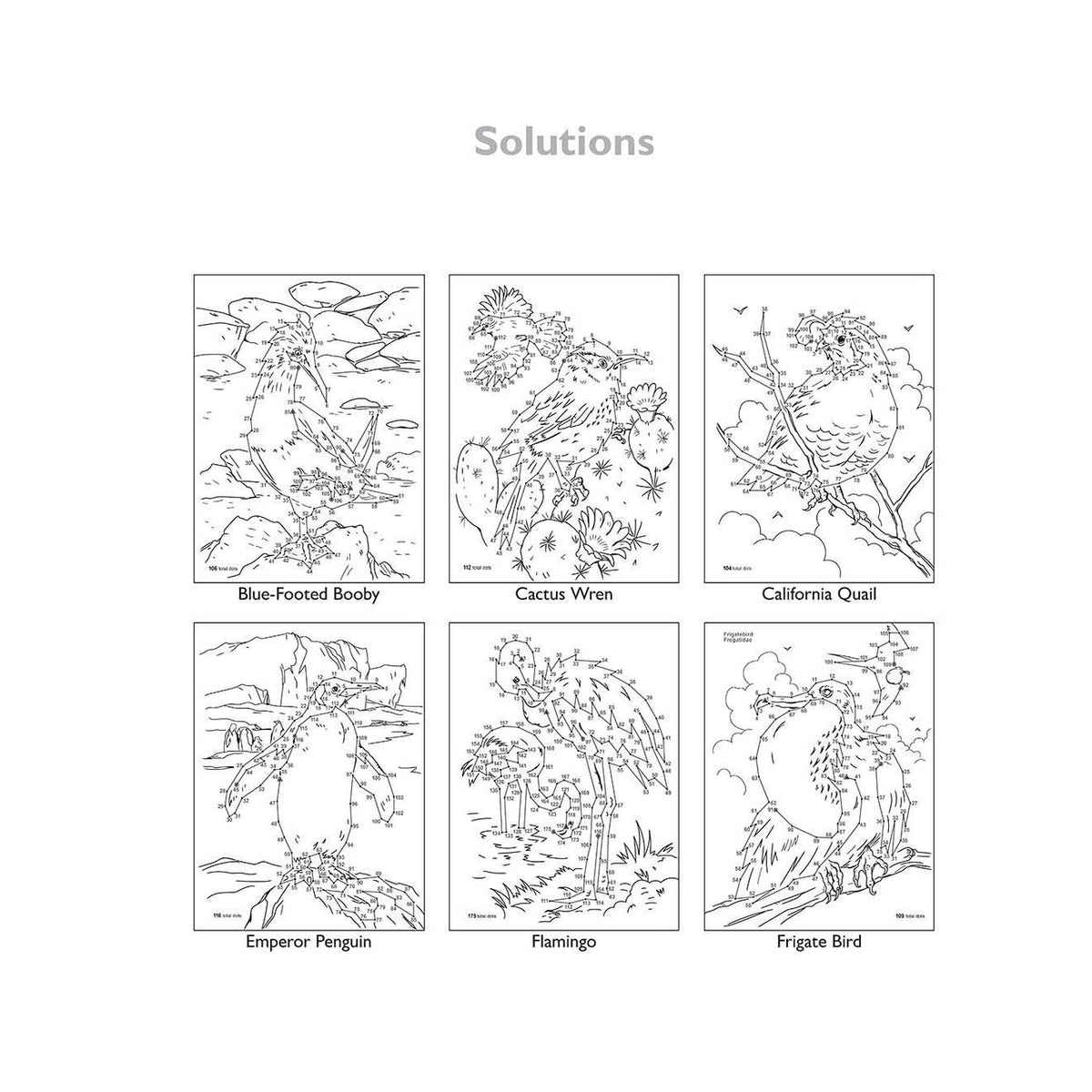 Birds Dot-To-Dot Coloring Book