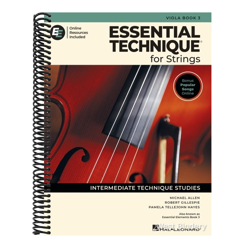 Essential Technique for Strings - Viola Book 3 with Online Resources