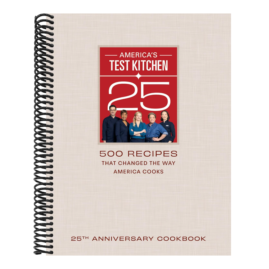 America's Test Kitchen 25th Anniversary Cookbook: 500 Recipes That Changed the Way America Cooks (Spiral Bound)