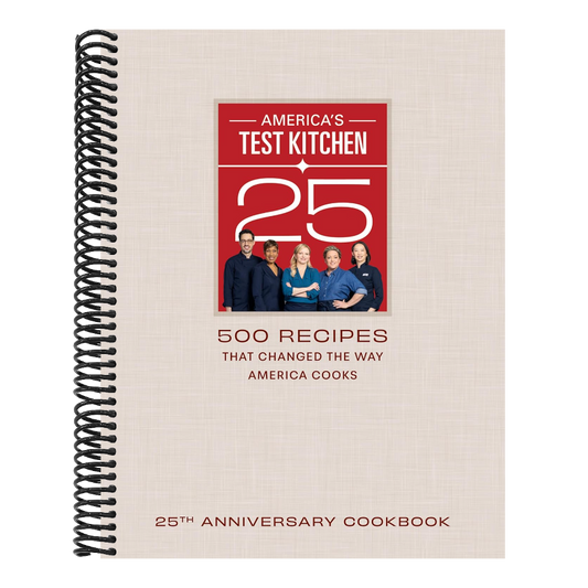 America's Test Kitchen 25th Anniversary Cookbook: 500 Recipes That Changed the Way America Cooks (Spiral Bound)