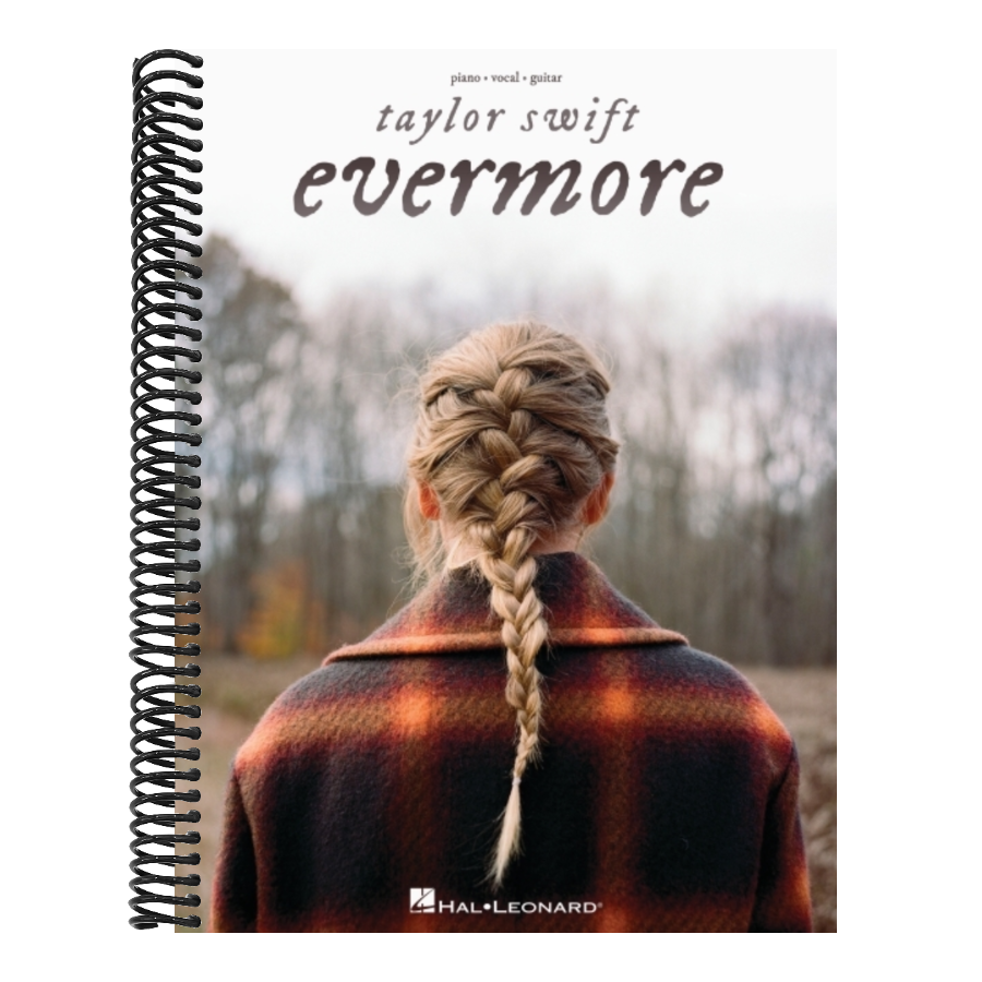 Taylor Swift - Evermore Piano/Vocal/Guitar Songbook (Spiral Bound)