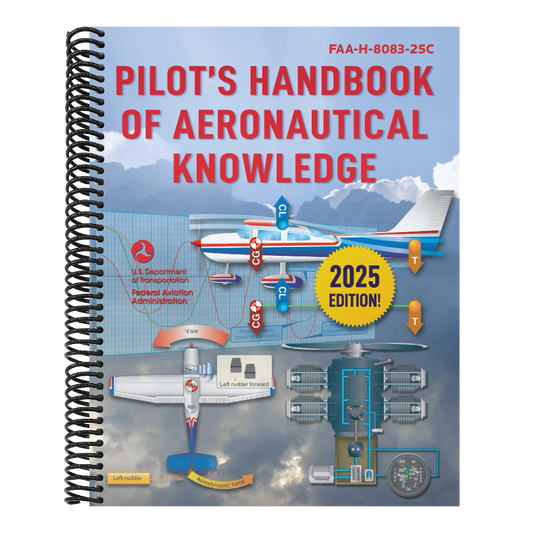 Pilot's Handbook of Aeronautical Knowledge (2026): Faa-H-8083-25c (Spiral Bound)